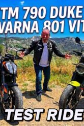 Δύο… όμοιες μοτοσυκλέτες αλλά και τόσο διαφορετικές:​ KTM 790 DUKE / HUSQVARNA 801 VITPILEN