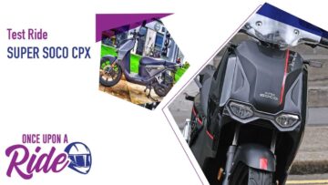 SUPER SOCO CPX – ηλεκτρικό σκούτερ – TEST RIDE @OnceUponARide #motoway #supersoco #onceuponaride